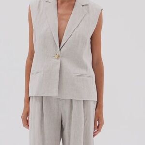 DISSH Selah Linen Vest Top